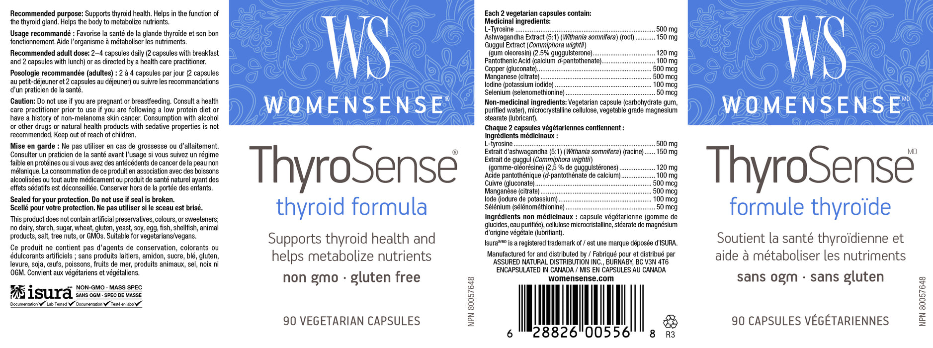 WomenSense ThyroSense® 90 Veg Capsules