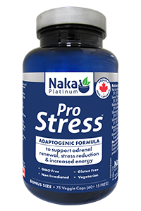 Naka Platinum Pro Stress 75 Vegetable Capsules — Bluewater Nutrition
