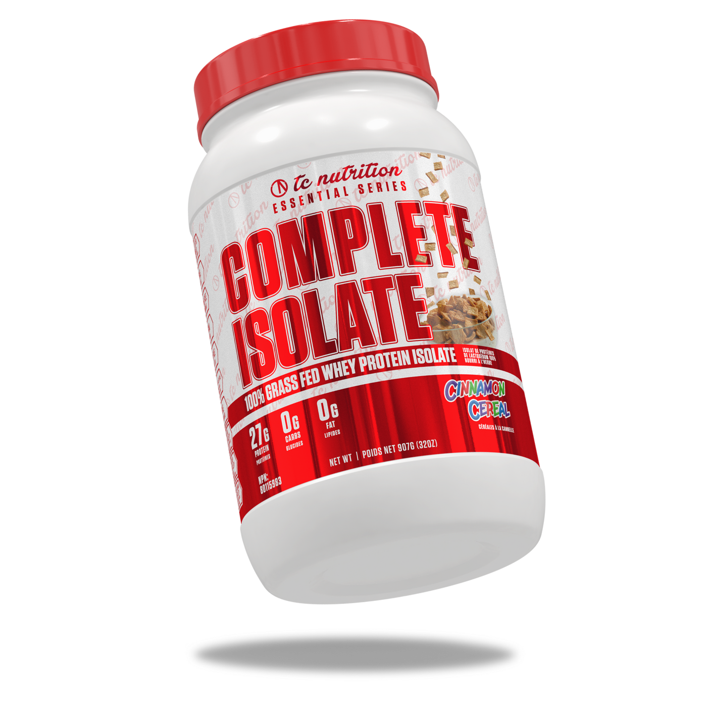 TC Nutrition Complete Isolate Cinnamon Cereal 2lbs — Bluewater Nutrition