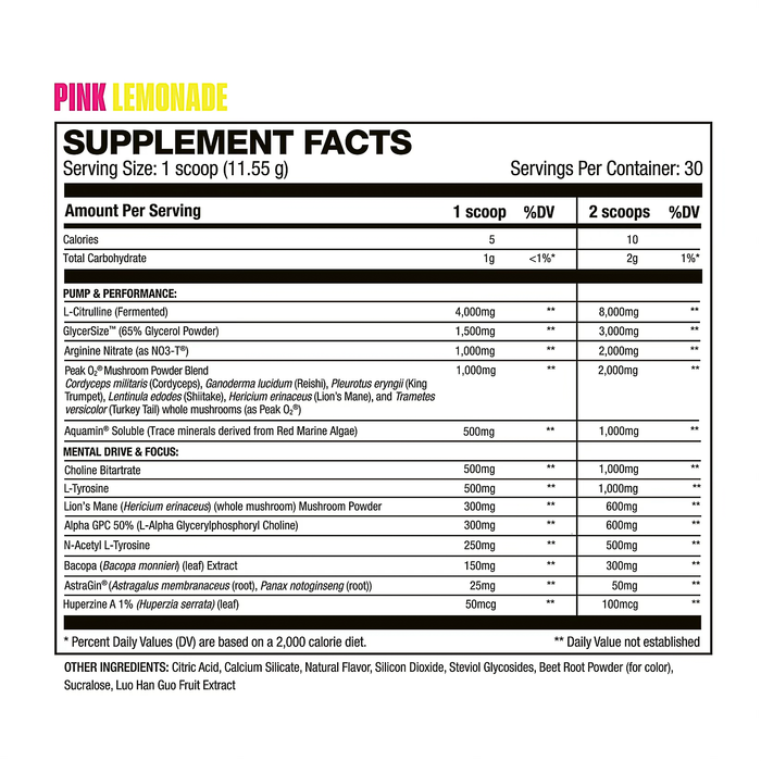 HD Muscle PreHD Elite Pink Lemonade 435g