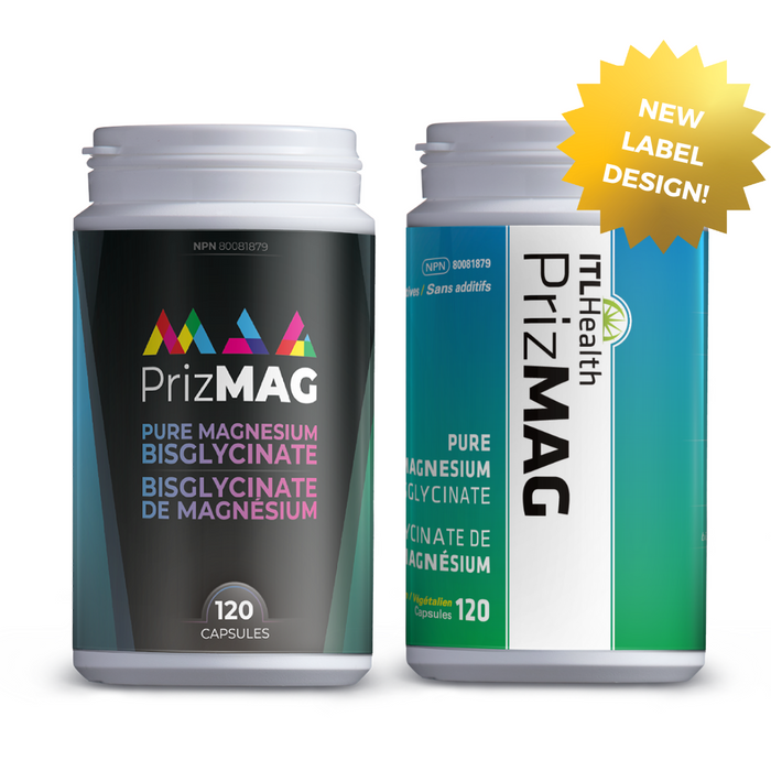 ITL Health PrizMAG Pure Magnesium Bisglycinate 120 Capsules