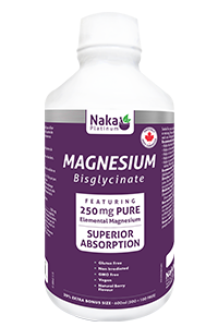 Naka Magnesium Bisglycinate 250mg 600mL