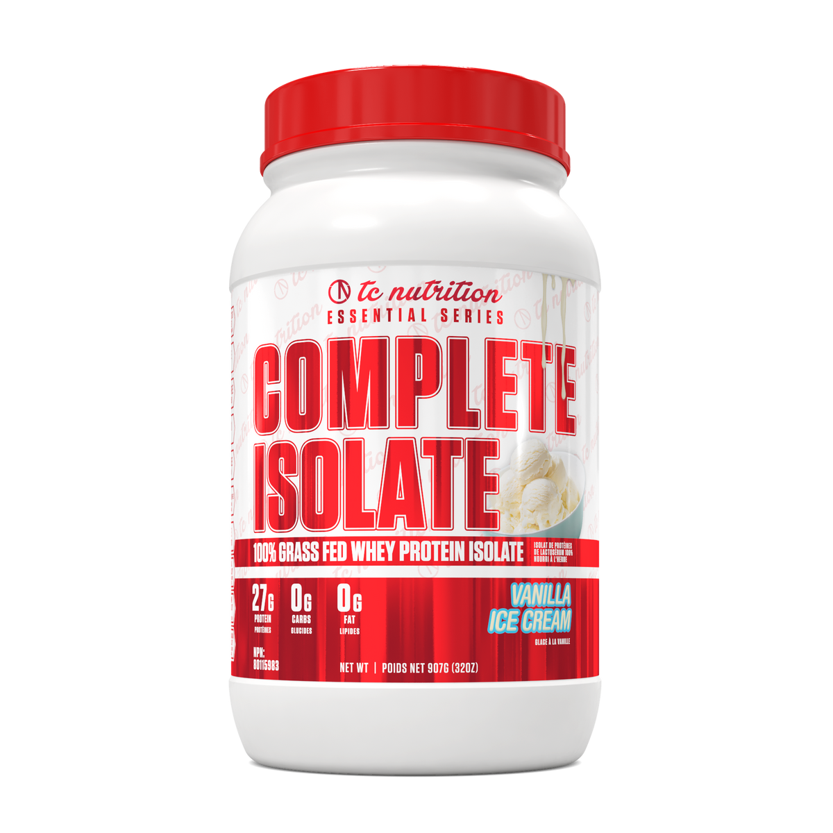 TC Nutrition Complete Isolate Vanilla Ice Cream 2lbs — Bluewater Nutrition