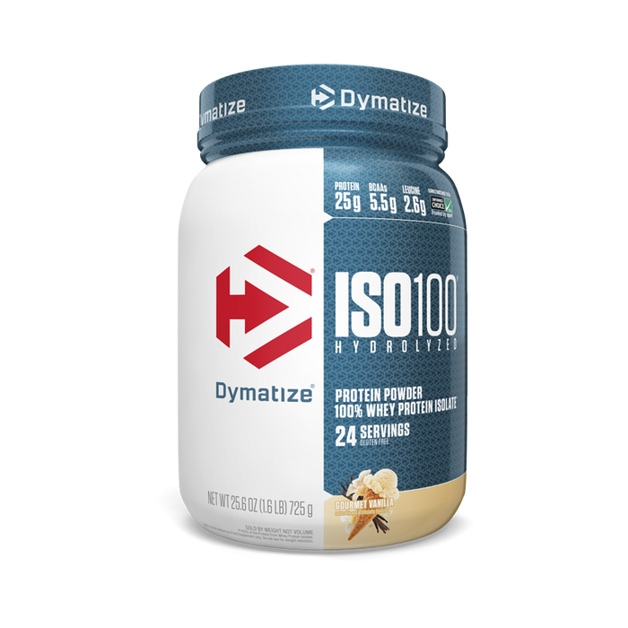 Dymatize ISO100 Hydrolyzed Protein Powder - Gourmet Vanilla 1.34lbs