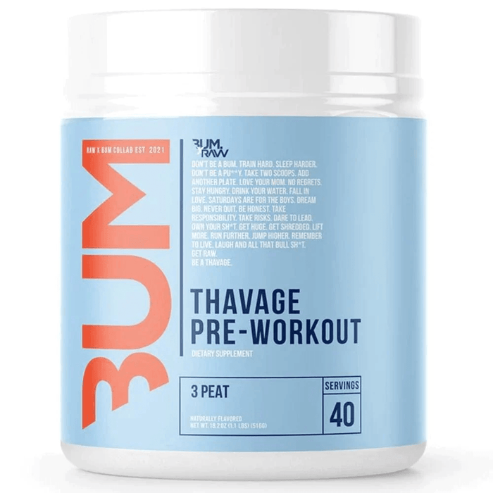 Raw Nutrition x CBum Thavage Pre-Workout 4-Peat 40 Servings