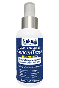 Naka ConcenTrace (Topical Spray) Natural Magnesium Oil 120mL