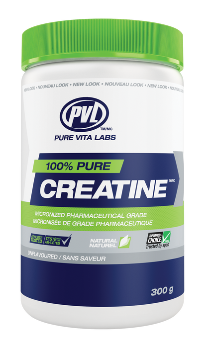PVL 100% Pure Creatine - Unflavoured 300g