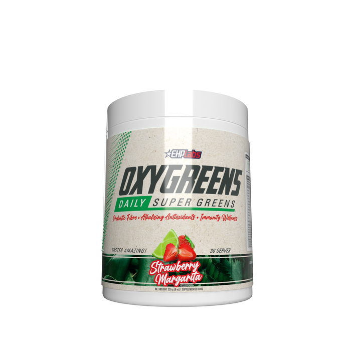 EHPLabs OxyGreens - Daily Super Greens Powder - Strawberry Margarita