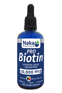 Naka Platinum Pro Biotin 10,000mcg - Natural Berry 100mL