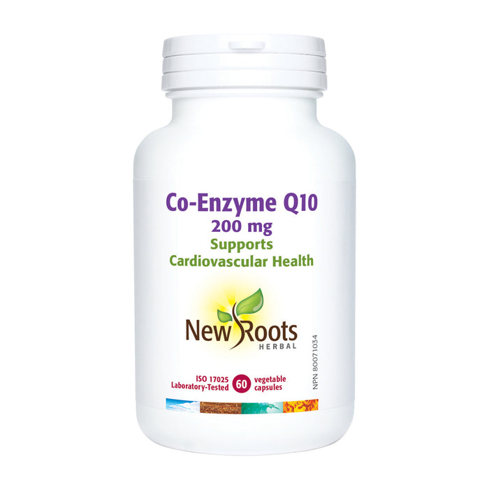 New Roots Co-Enzyme Q10 200mg 60 Veg Capsules