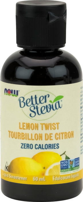 NOW BetterStevia Lemon Twist Liquid Extract 60mL