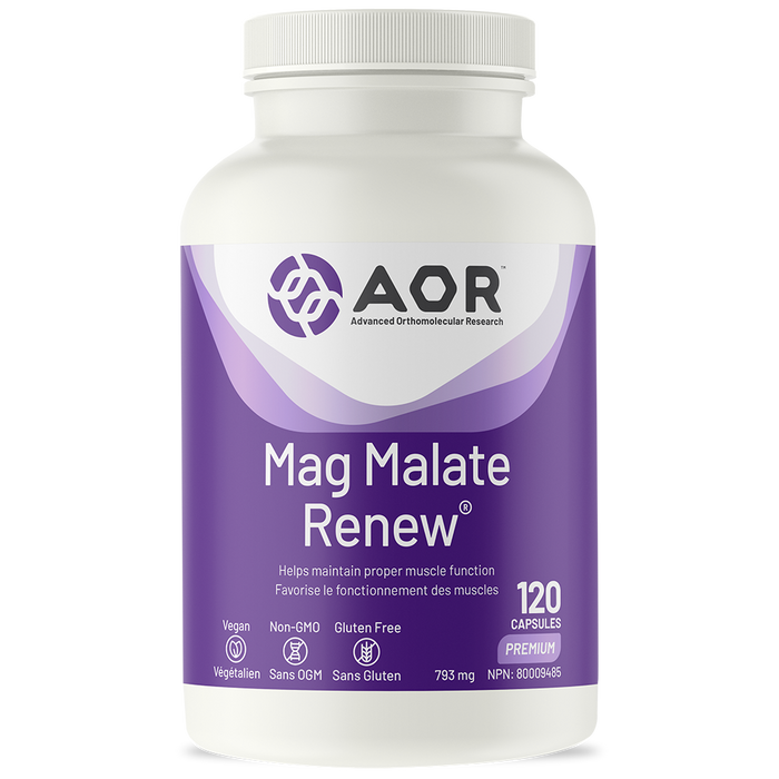 AOR Mag Malate Renew™ 120 Veg Capsules