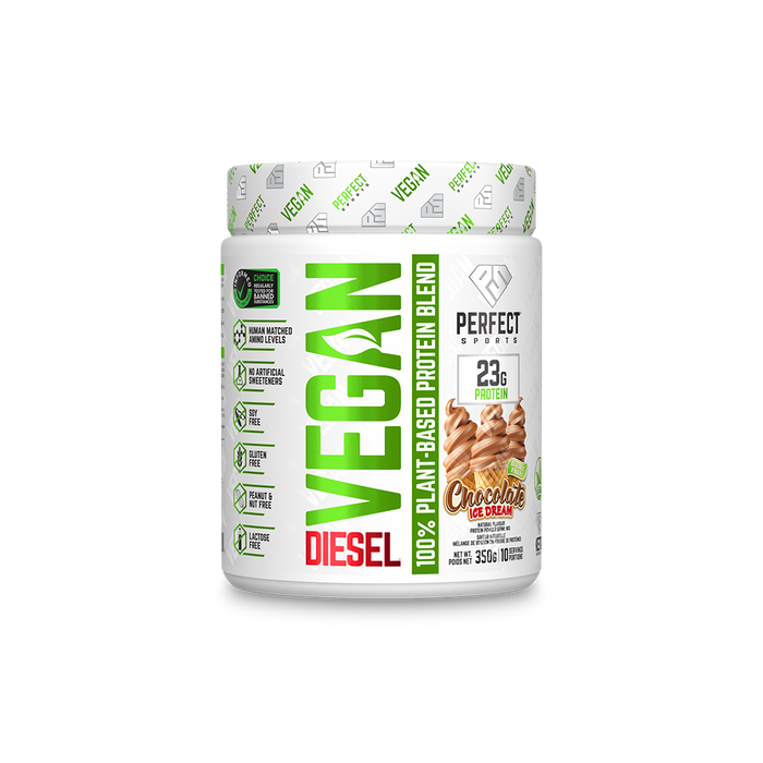 Perfect Sports DIESEL® VEGAN 100% PLANT-BASED PROTEIN - Chocolate Ice Dream 350g