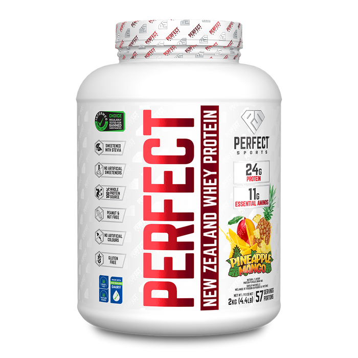 Perfect Sports PERFECT NEW ZEALAND WHEY PROTEIN - Pineapple Mango 4.4lb