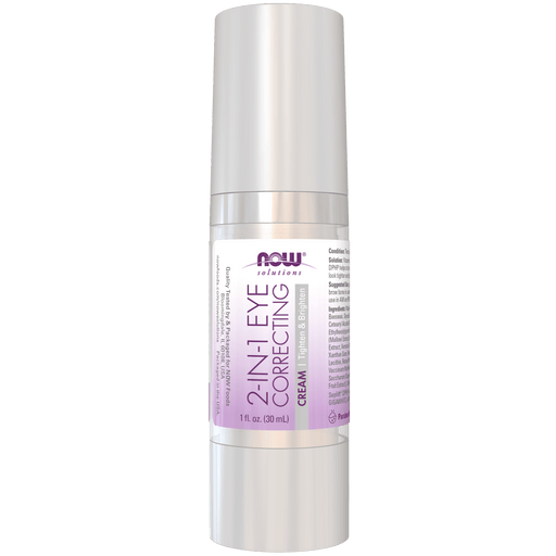 NOW Solutions 2 in 1 Correcting Eye Cream 30mL Bluewater Nutrition NOW Solutions 2 in 1 Correcting Eye Cream 30mL Bluewater Nutrition