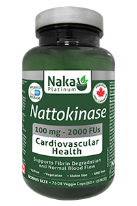 Naka Platinum Nattokinase 100mg 75 Vegetable Capsules