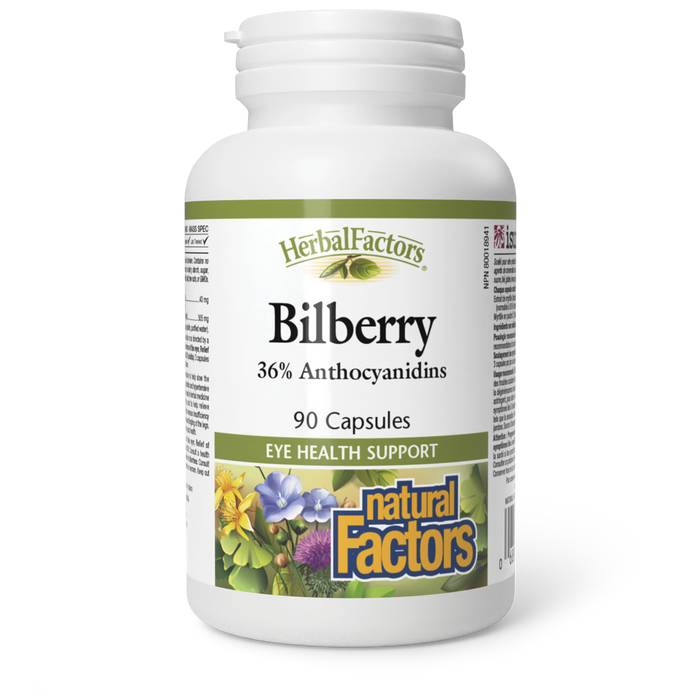 Natural Factots HerbalFactors Bilberry