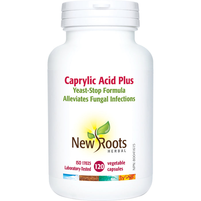 New Roots Caprylic Acid Plus 120 Veg Capsules