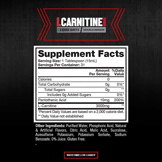 ProSupps L-Carnitine 1500 - Sour Watermelon Candy 473mL