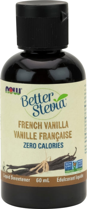 NOW BetterStevia French Vanilla Liquid 60mL
