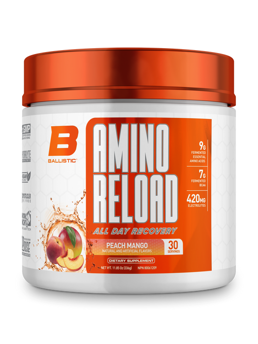 Ballistic Supps Amino Reload Peach Mango 30 Servings
