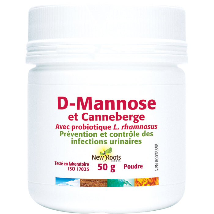 New Roots D-Mannose & Cranberry 50g