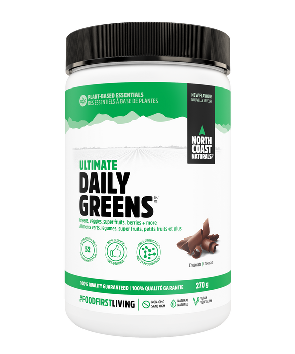 North Coast Naturals Ultimate Daily Greens - Chocolate 270g