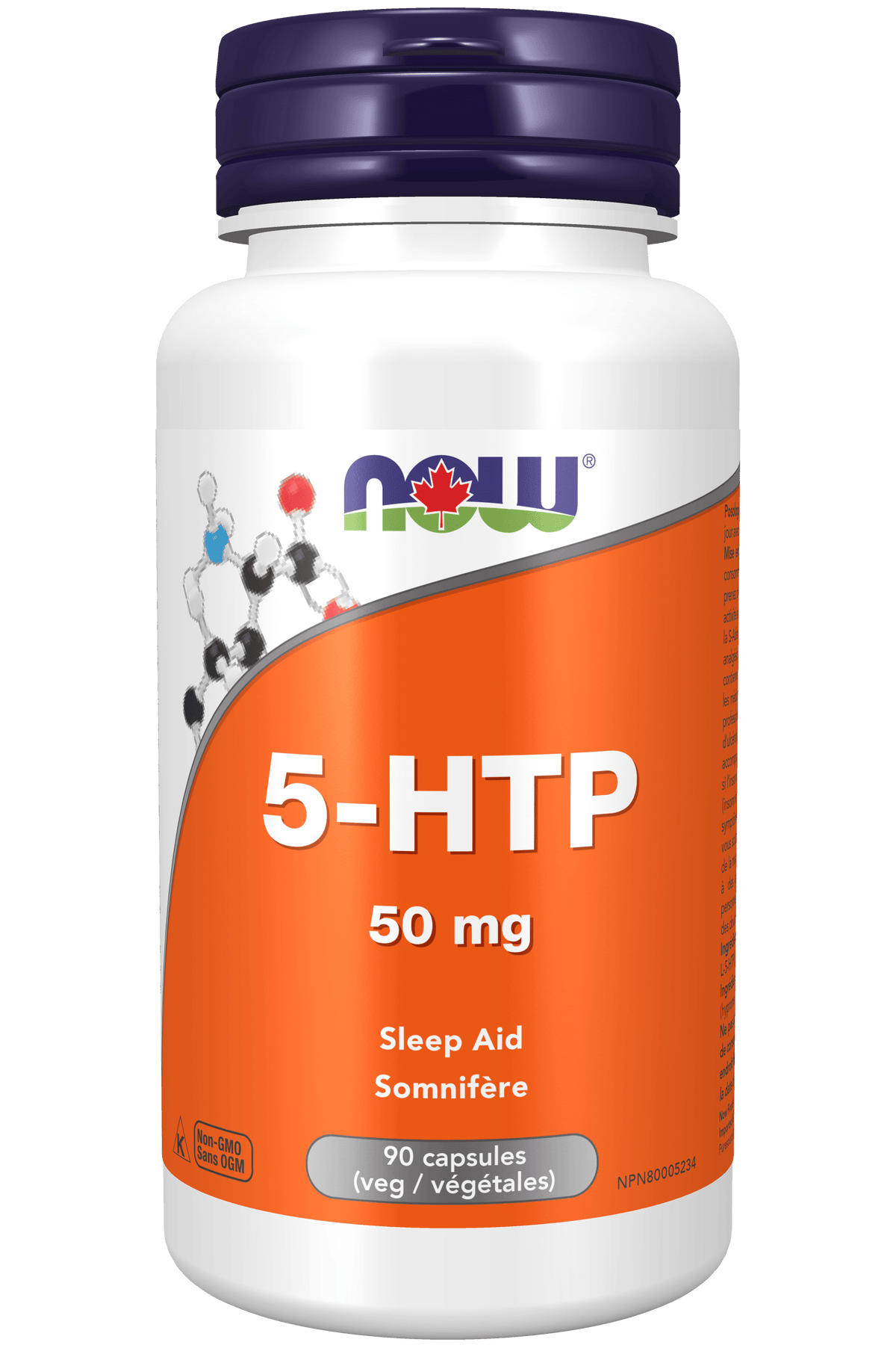 NOW Supplements 5-HTP 50mg 90 Vegetable Capsules — Bluewater Nutrition