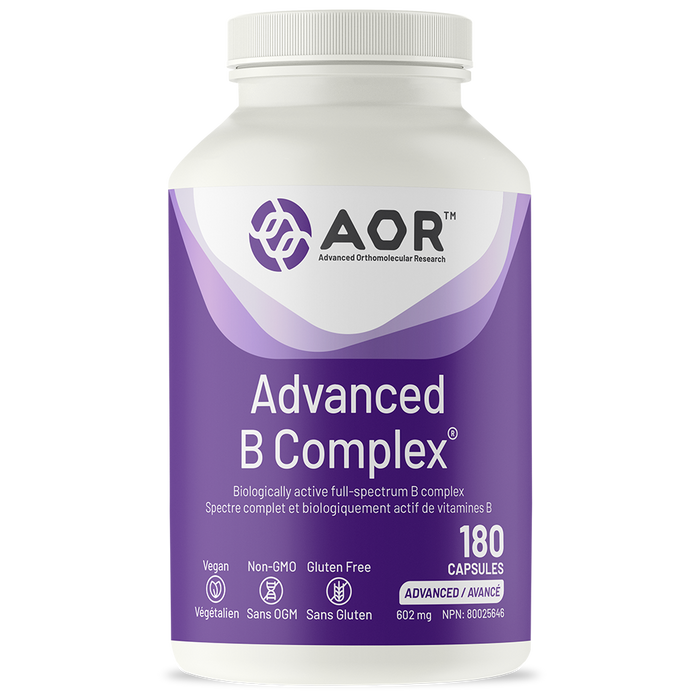 AOR Advanced B Complex® 180 Veg Capsules