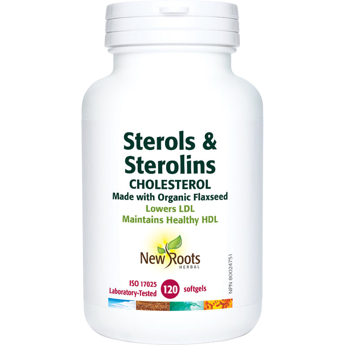 New Roots Sterols & Sterolins Cholestrol 120 Gelatin Softgels