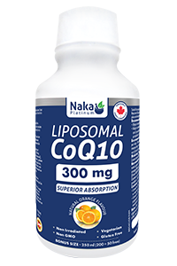 Naka Liposomal CoQ10 300mg - Orange 250mL