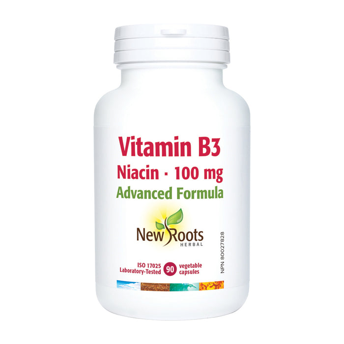 New Roots Vitamin B3 Niacin - 100mg 90 C