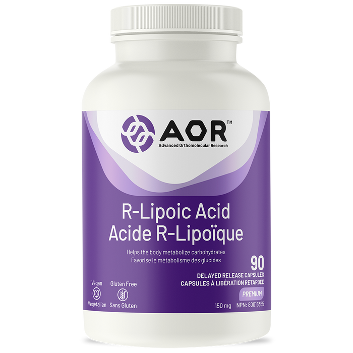 AOR R-Lipoic Acid 150mg 90 Veg Capsules